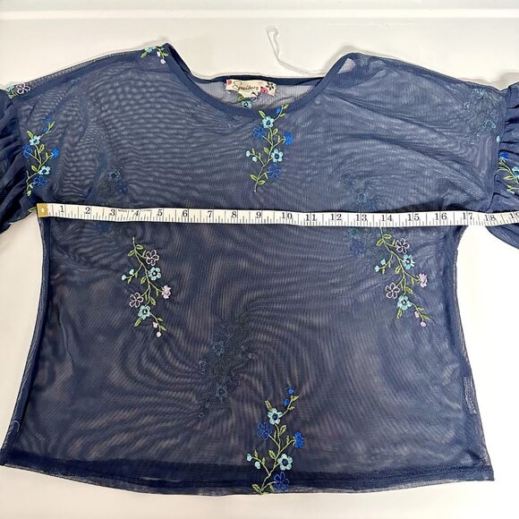 Speechless Sheer Floral Top - Picture 8 of 8